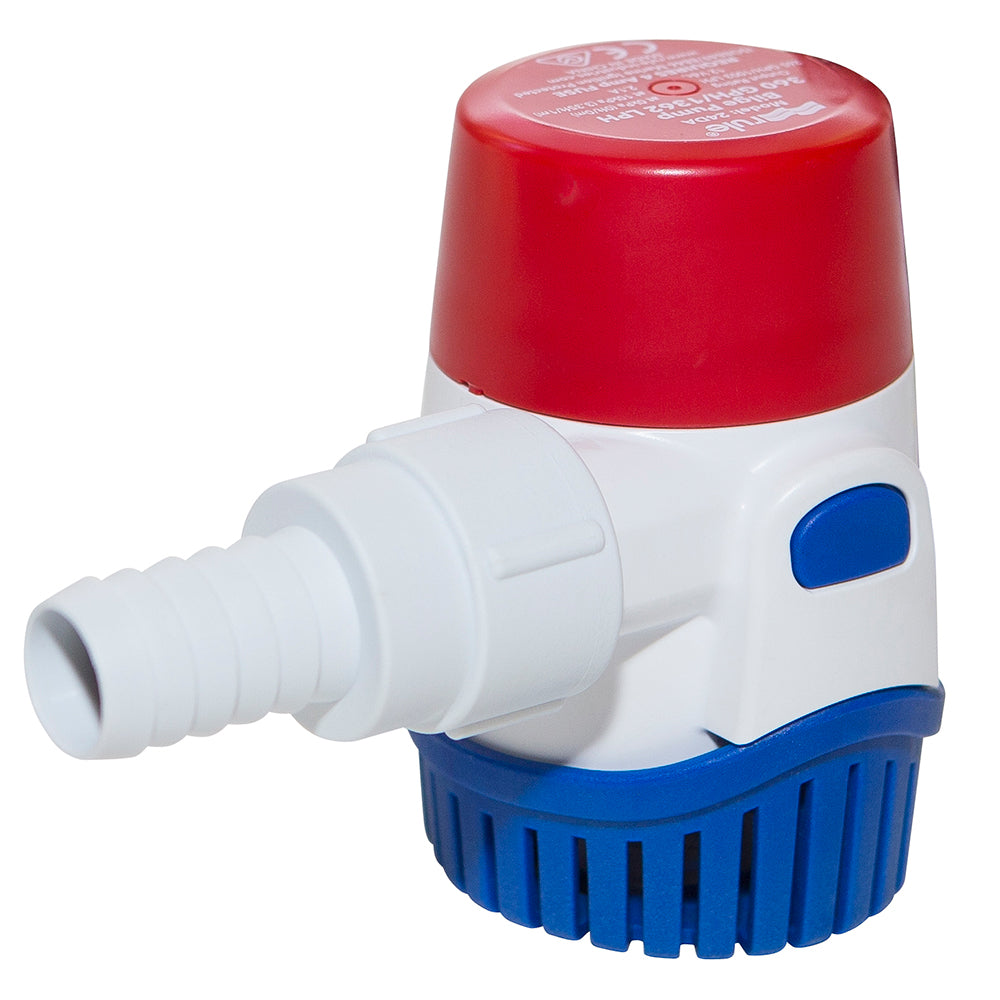 Rule 360GPH 12V Standard Bilge Pump for boats, featuring durable construction and compact design for efficient water removal.