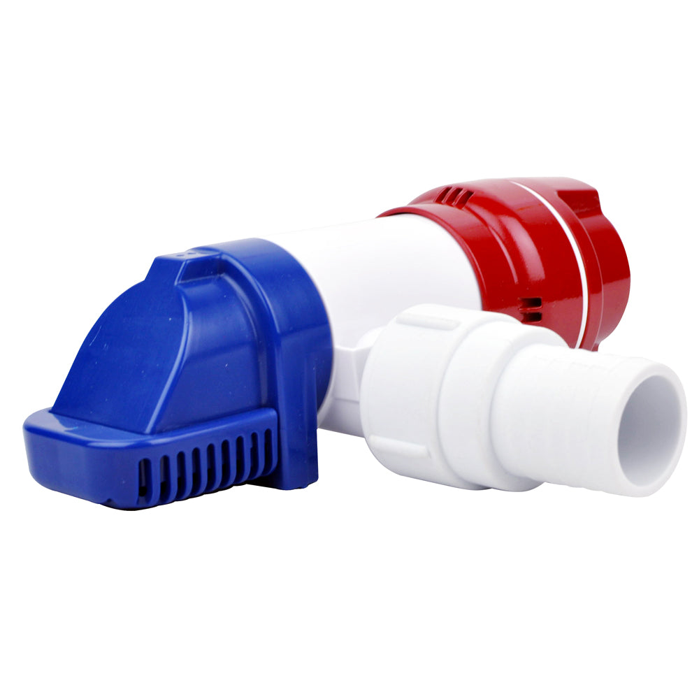 Rule LoPro 900GPH Bilge Pump non-automatic, compact marine bilge pump for boats, with durable construction and efficient water removal.