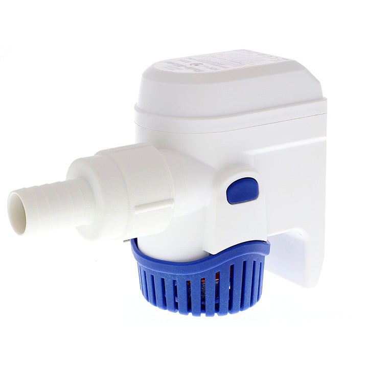 Rule Rule-Mate 800 12V fully automated bilge pump, compact marine bilge pump with automatic operation and durable design.