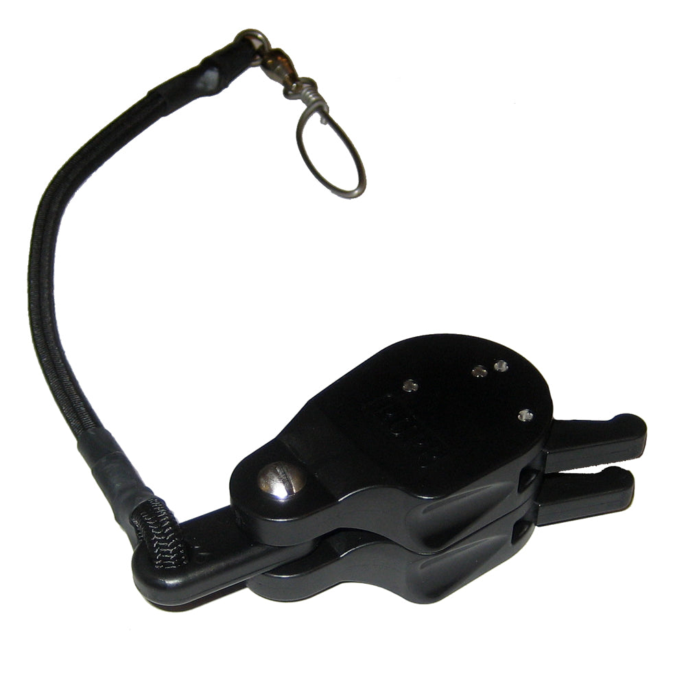 Rupp Marine Double Lok-Up Halyard Line Lock with Bungee for outrigger accessories, secure halyard tension on boats.