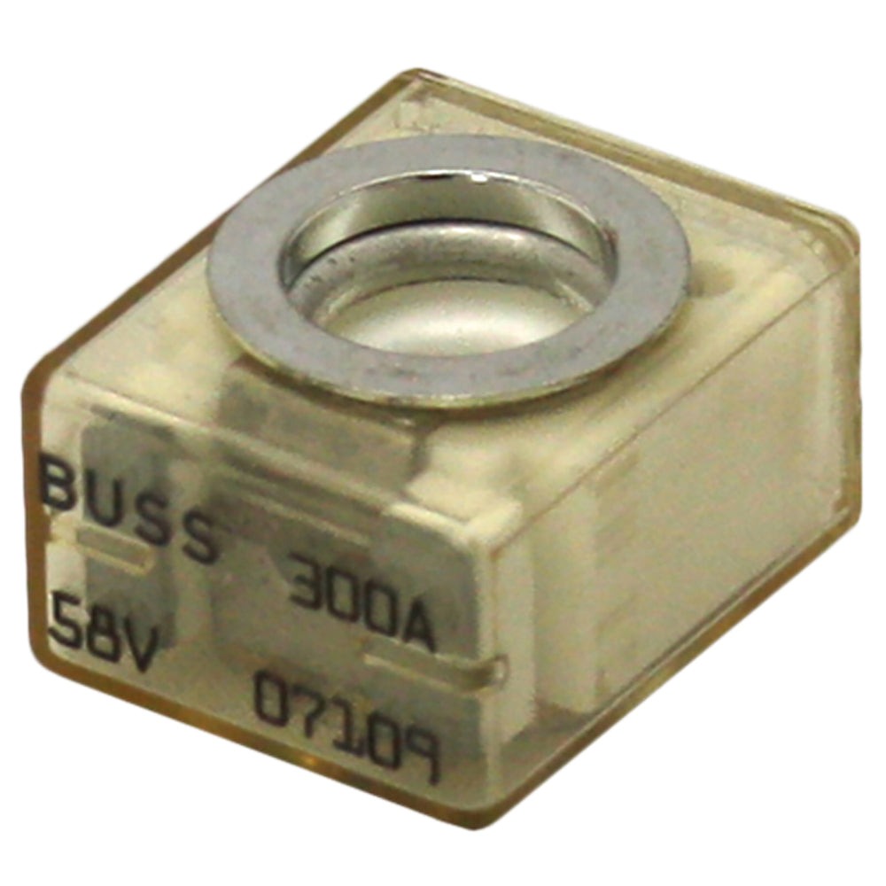 Samlex America 300A Replacement Terminal Fuse installed in fuse block, designed for high-current electrical systems
