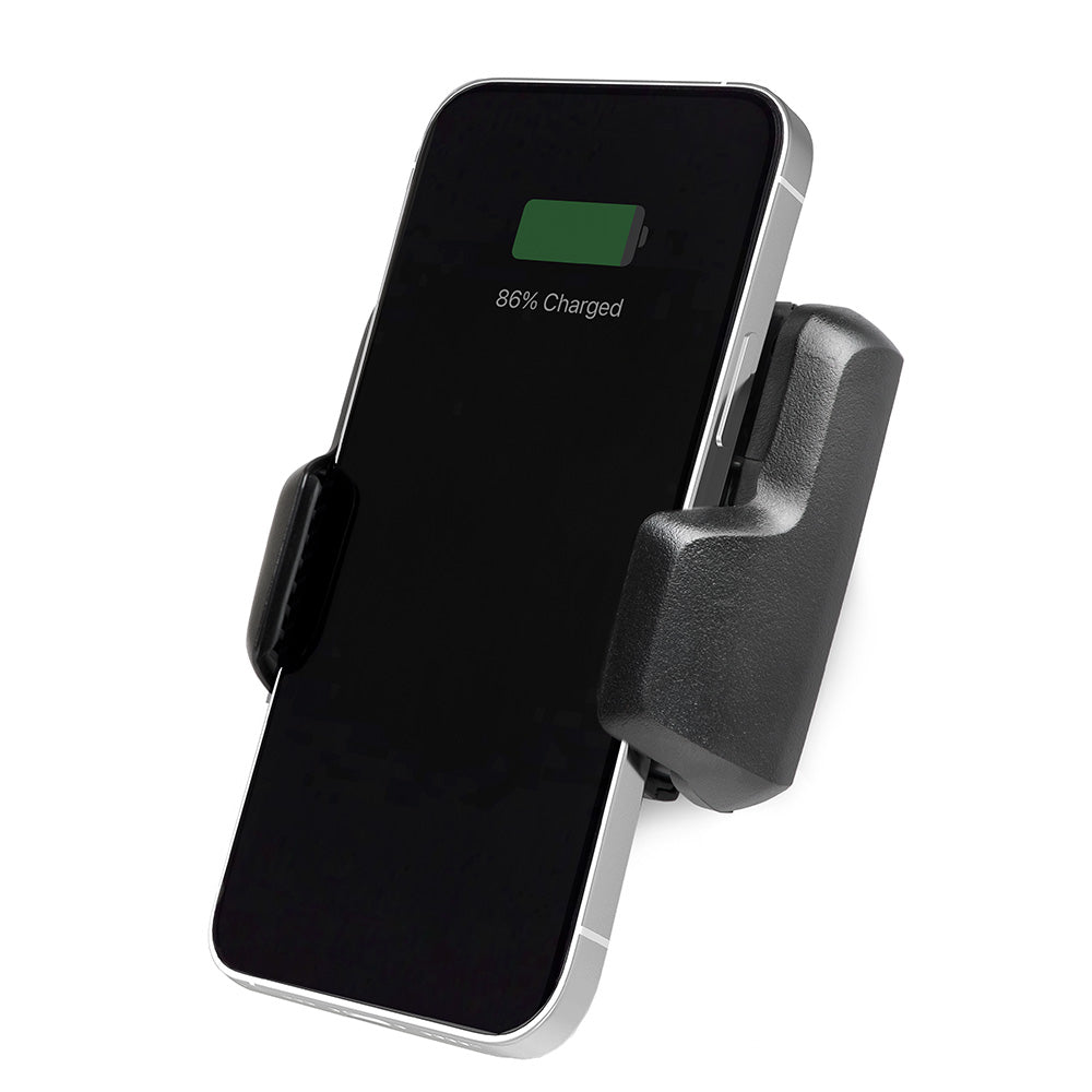Scanstrut ROKK Wireless Nano 10W waterproof charger for 12V/24V boats, compact marine accessories for wireless charging.