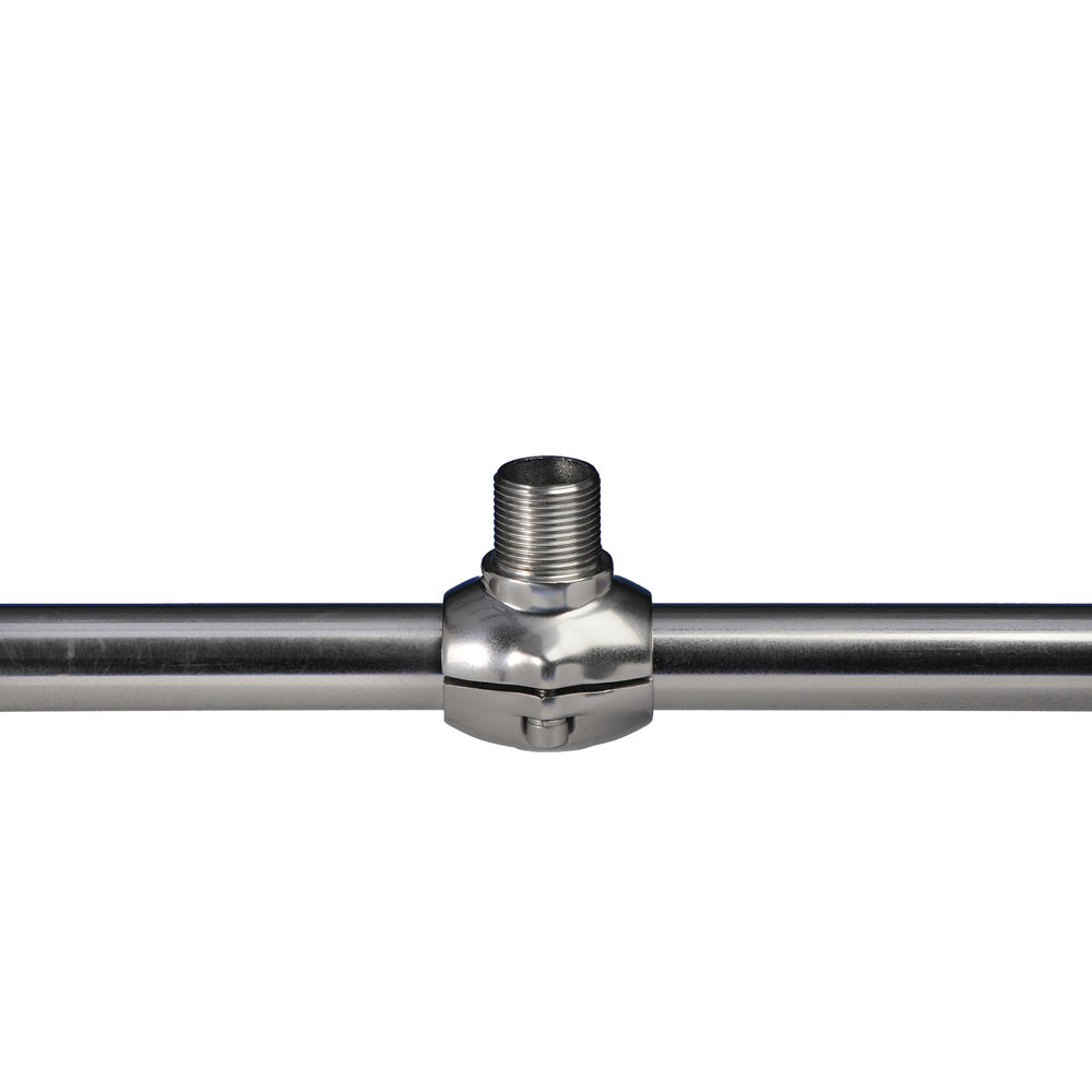 Scanstrut RA-01 Rail Mount for GPS and VHF antenna, durable marine antenna mount for boat rail installation.