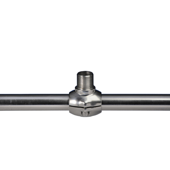 Scanstrut RA-01 Rail Mount for GPS and VHF antenna, durable marine antenna mount for boat rail installation.