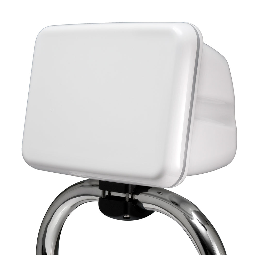 Scanstrut rail-mounted Pod Compact display mount for up to 8-inch screens, designed for boat or marine application.