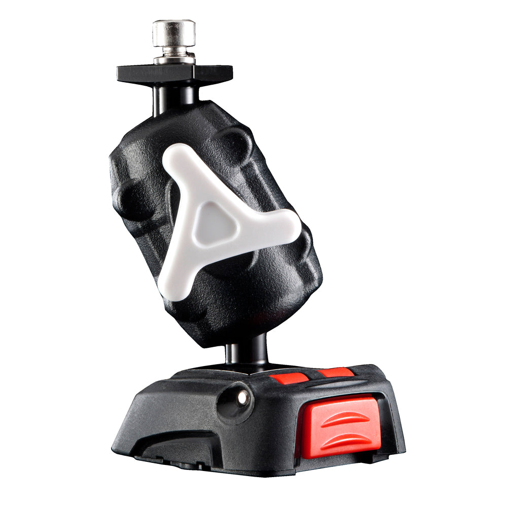 Scanstrut ROKK Mini adjustable display mount showing a compact, versatile mounting solution for electronic displays.