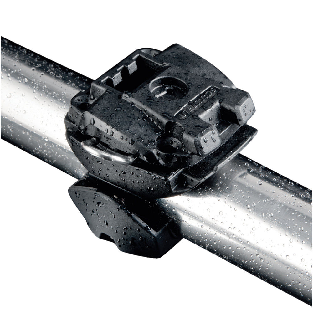 Scanstrut ROKK Mini Rail Mount for display devices, securely attaching to boat rails with durable, weatherproof design.