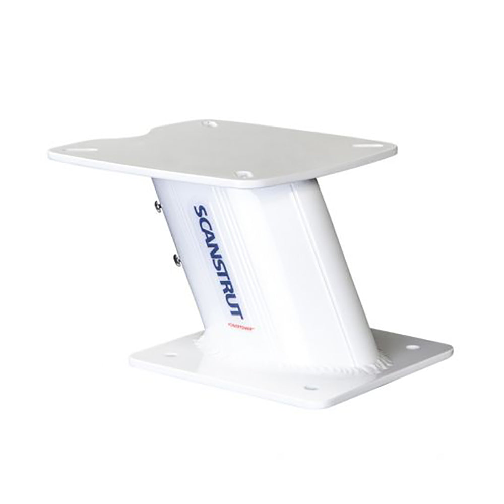 Scanstrut APT-150-02 Aluminum PowerTower radar mount with 6-inch aft-leaning design, for secure marine radar or TV installation