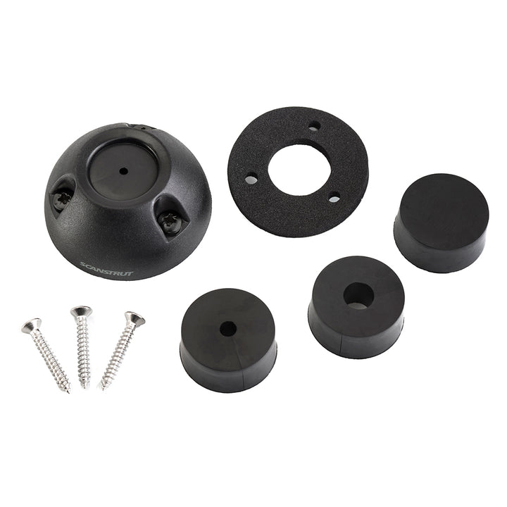 Scanstrut DS16-P-BLK Vertical Cable Seal, black wire management device with sealing edge for secure cable entry.