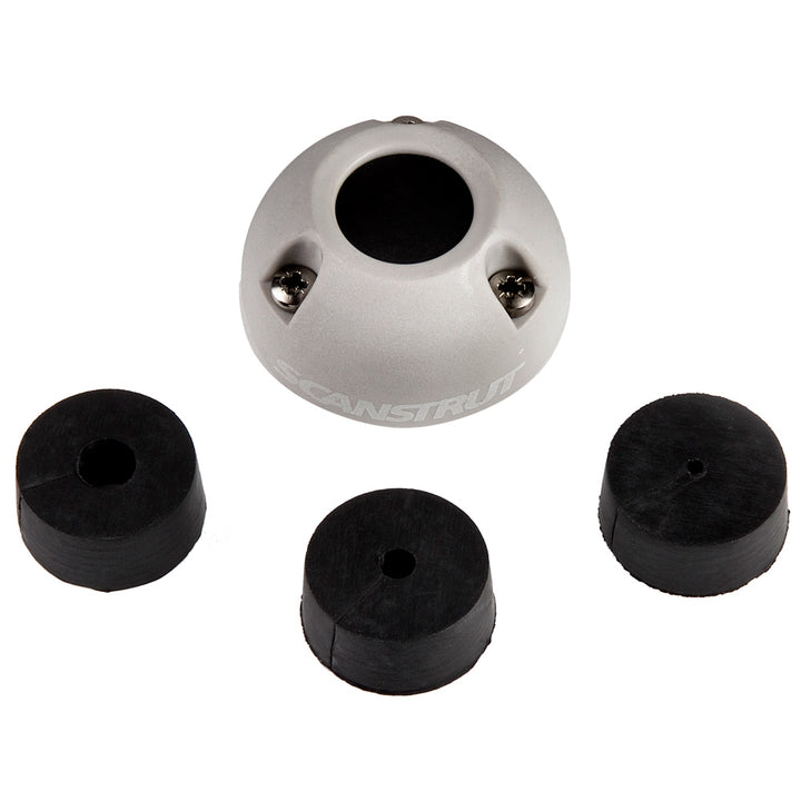 Scanstrut DS16-P Vertical Cable Seal for wire management, showing the waterproof seal with cables passing through it.