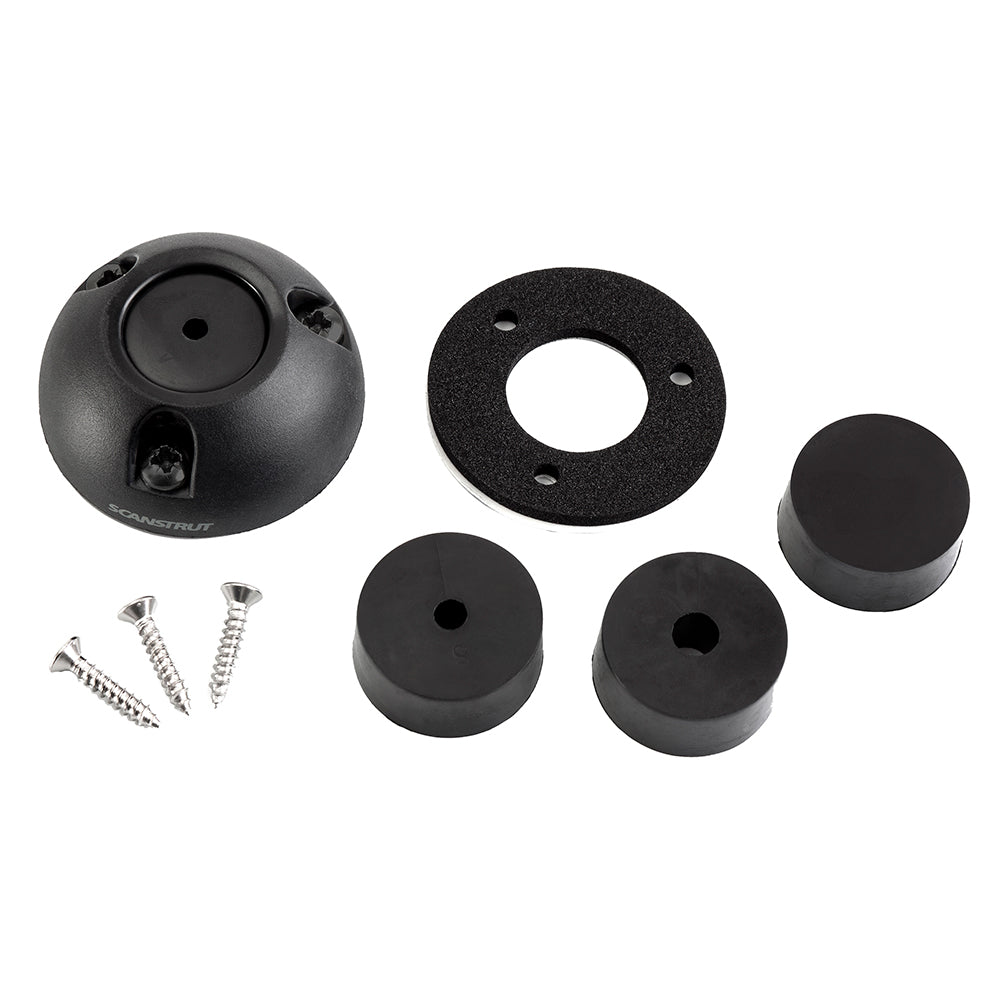 Scanstrut DS21A-P-BLK vertical cable seal black 5-pack for wire management, showing durable rubber seals in a pack.