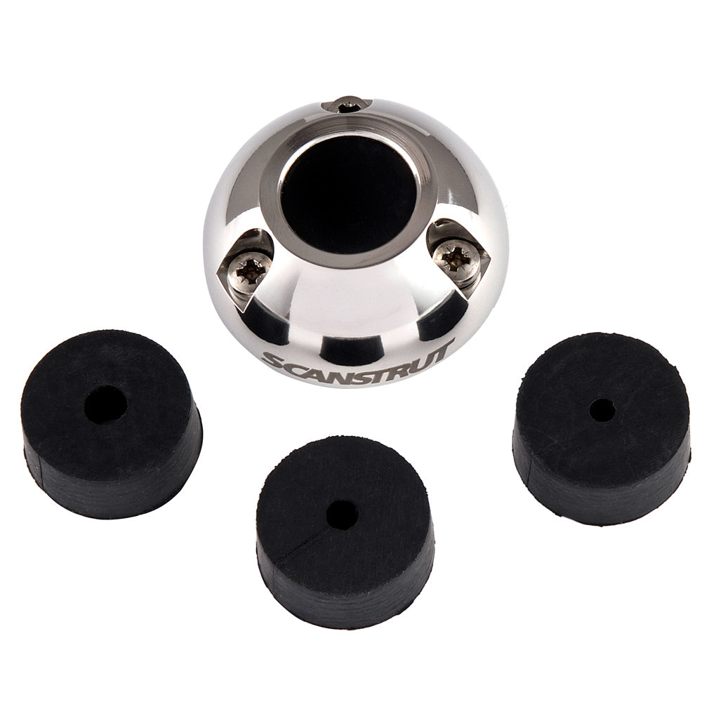 Scanstrut DS21B-S stainless steel vertical cable seal for wire management, with a secure, weatherproof design for cables.