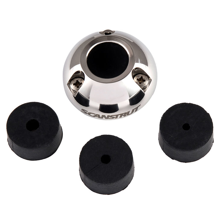 Scanstrut DS21B-S stainless steel vertical cable seal for wire management, with a secure, weatherproof design for cables.