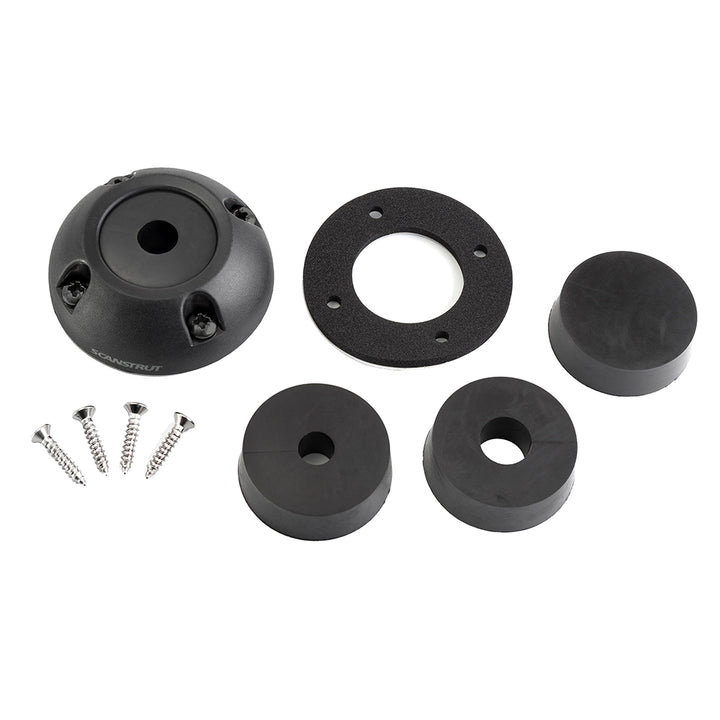 Scanstrut DS30-P-BLK vertical cable seals in black, 3-pack for wire management and weatherproof cable sealing.