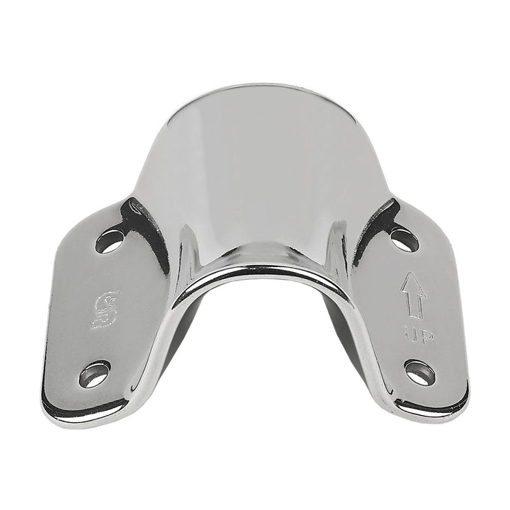 Large Schaefer Marine Furler Pull Back Bracket and Haylard Restrainer hardware for sailboat rigging.
