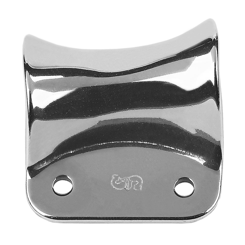 Large Schaefer Marine Furler Pull Back Bracket and Haylard Restrainer hardware for sailboat rigging.