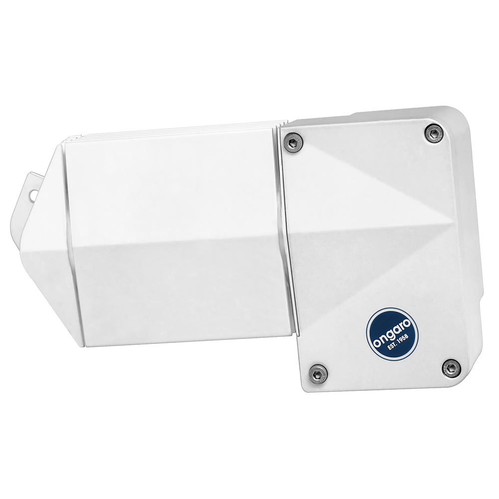 Schmitt Marine heavy-duty waterproof 2-speed windshield wiper motor with 3.5-inch shaft for 12V boats or marine vehicles.