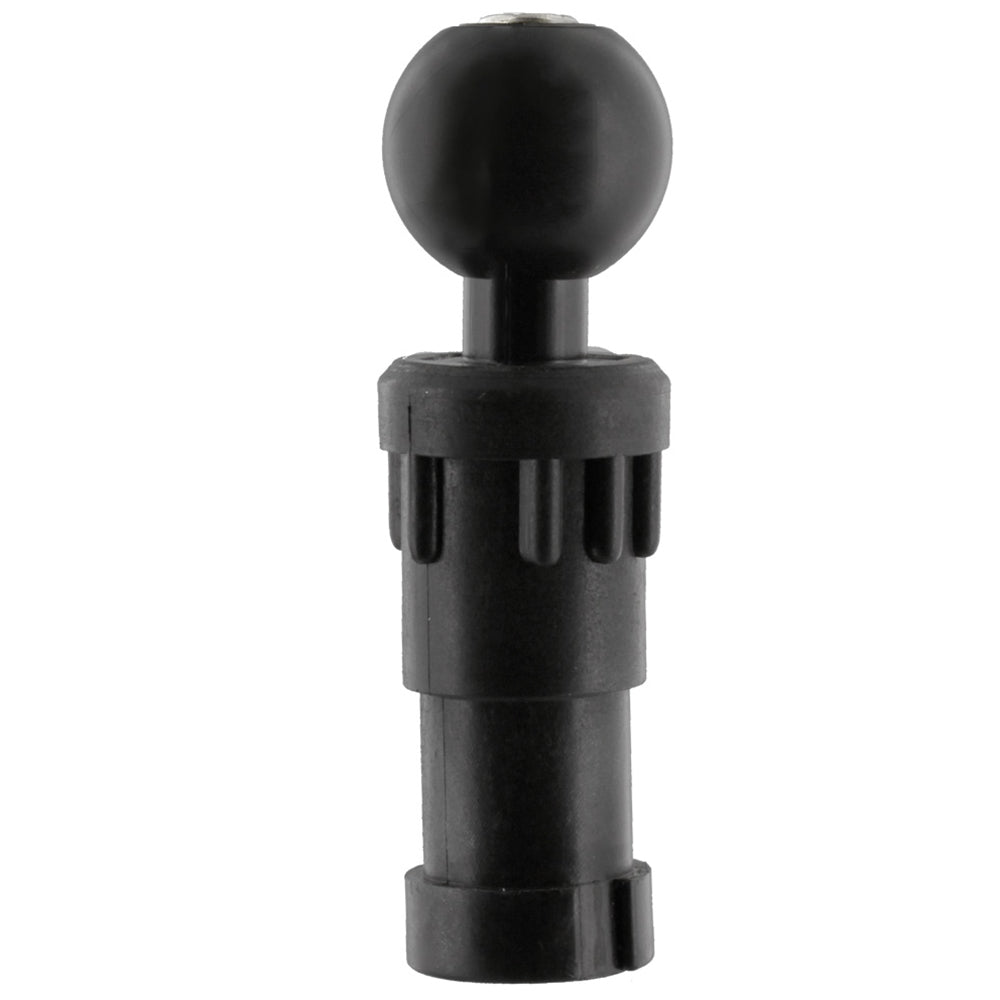 Scotty 159 1-inch ball with post mount for fishing rod holders, durable accessory for boat fishing setups.