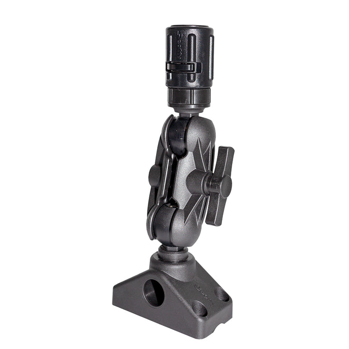Scotty 162 1.5-inch ball mount with gear head post and side deck mount for fishing and boat accessories.