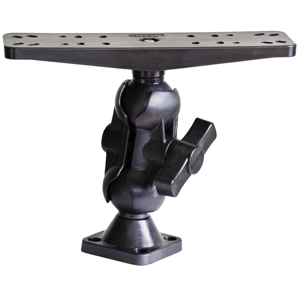 Scotty 173 2-1/4-inch ball mount accessory for fishfinder and chartplotter, showing the durable mount and connection point
