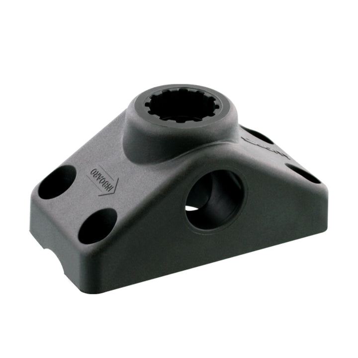 Scotty 241 black combination side or deck mount accessory for boats, shown in a close-up image.