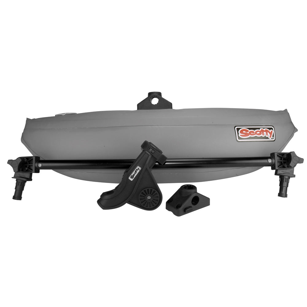 Scotty 302 Kayak Stabilizers accessory, black plastic stabilizers with mounting hardware for kayak stability.