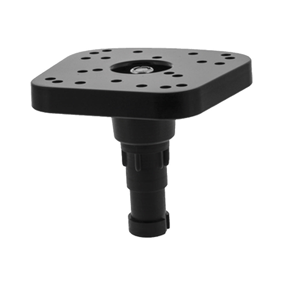 Scotty 368 Universal Sounder Mount accessory for fish finders, adjustable mount for boat electronics, black plastic design.