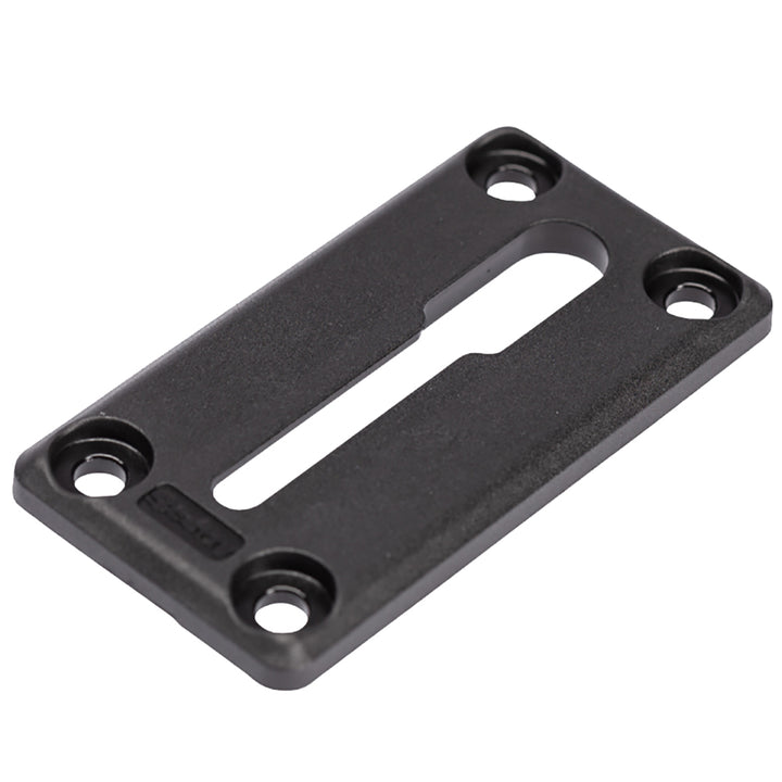 Scotty 439 Track Adaptor for Glue-On Pad, fishing accessory with durable construction for secure attachment.