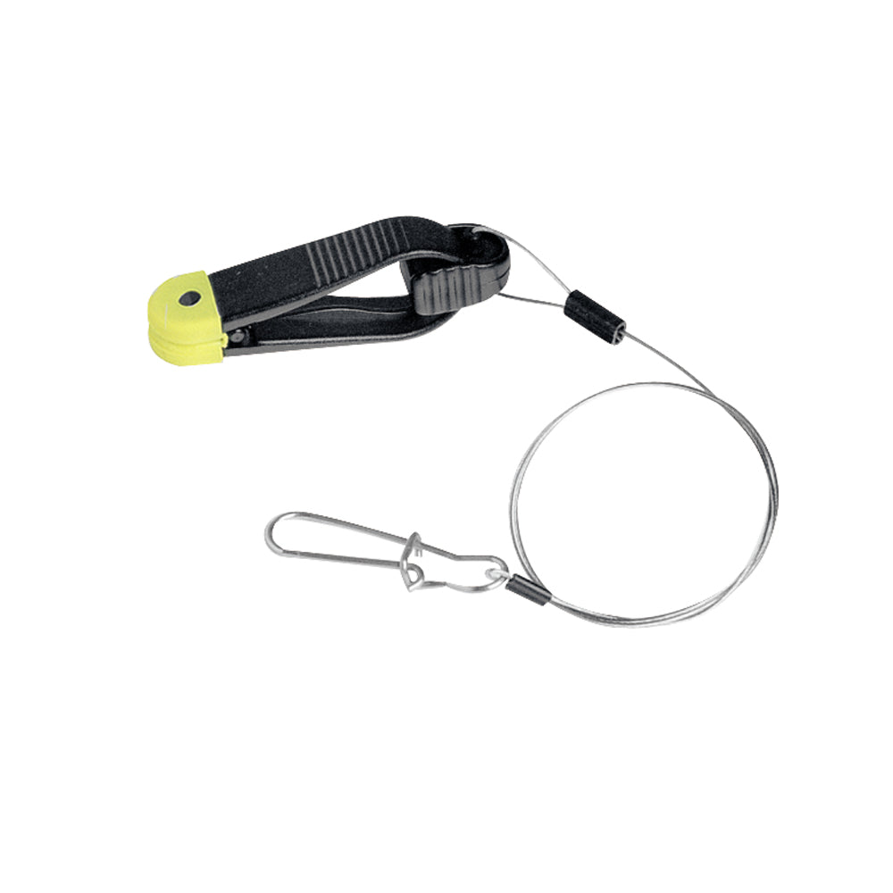Scotty Mini Power Grip Plus Release with Cannonball Snap, a downrigger accessory for fishing gear.