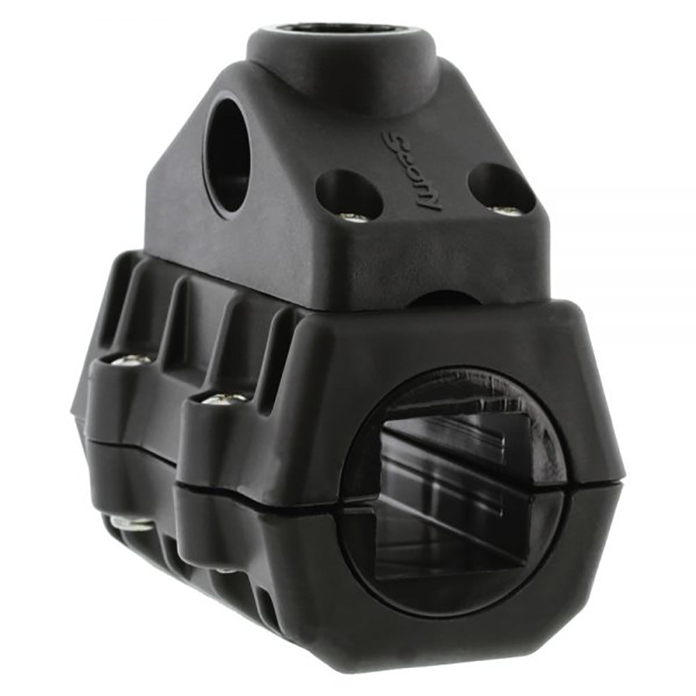 Scotty 320 adaptable rail mount rod holder accessory for 2-inch rail, used for fishing rod support and mounting.