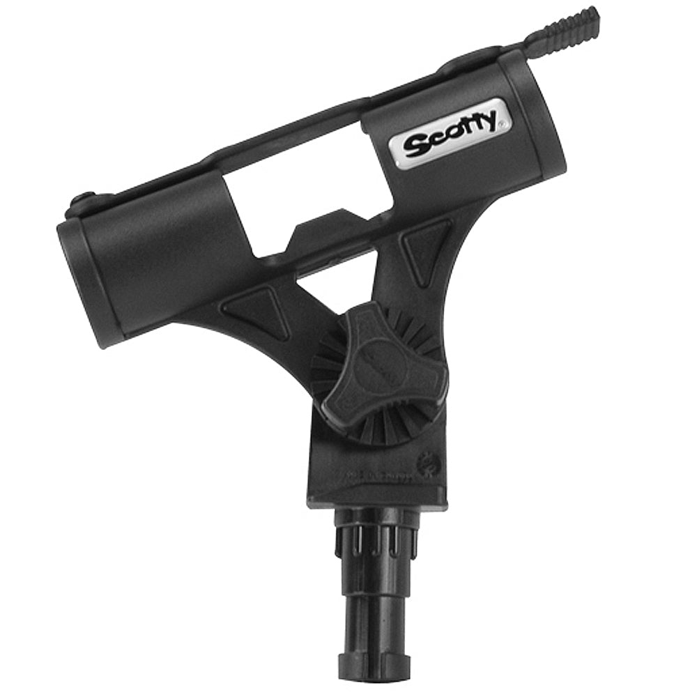 Scotty Fly Rod Holder without mount, black fishing rod holder for fly fishing gear, durable and easy to install.