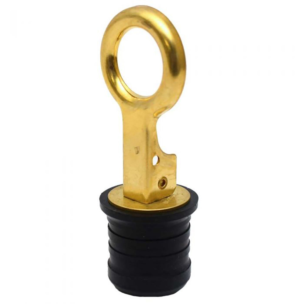 Bouchon de vidange à poignée en laiton Sea-Dog - 1-1/4"