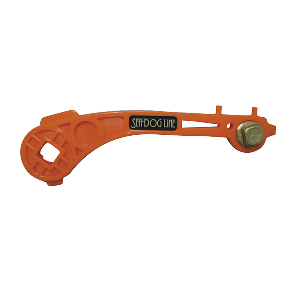 Sea-Dog Plugmate Garboard Wrench, marine accessories, durable tool for boat hull maintenance, black metal finish.