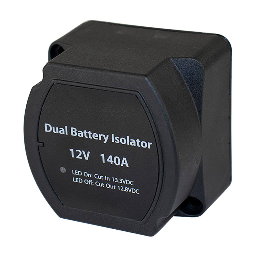 Sea-Dog Smart Dual Battery Isolator for marine batteries, compact and durable battery isolator device for reliable power management.