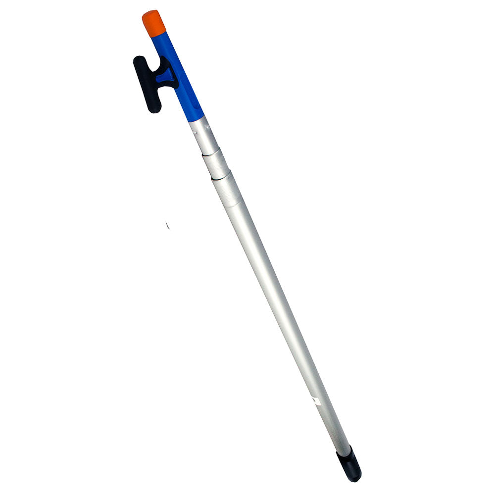 Sea-Dog aluminum boat hook, 8-foot two-piece cleaning tool for boats, featuring a durable aluminum construction and versatile design.