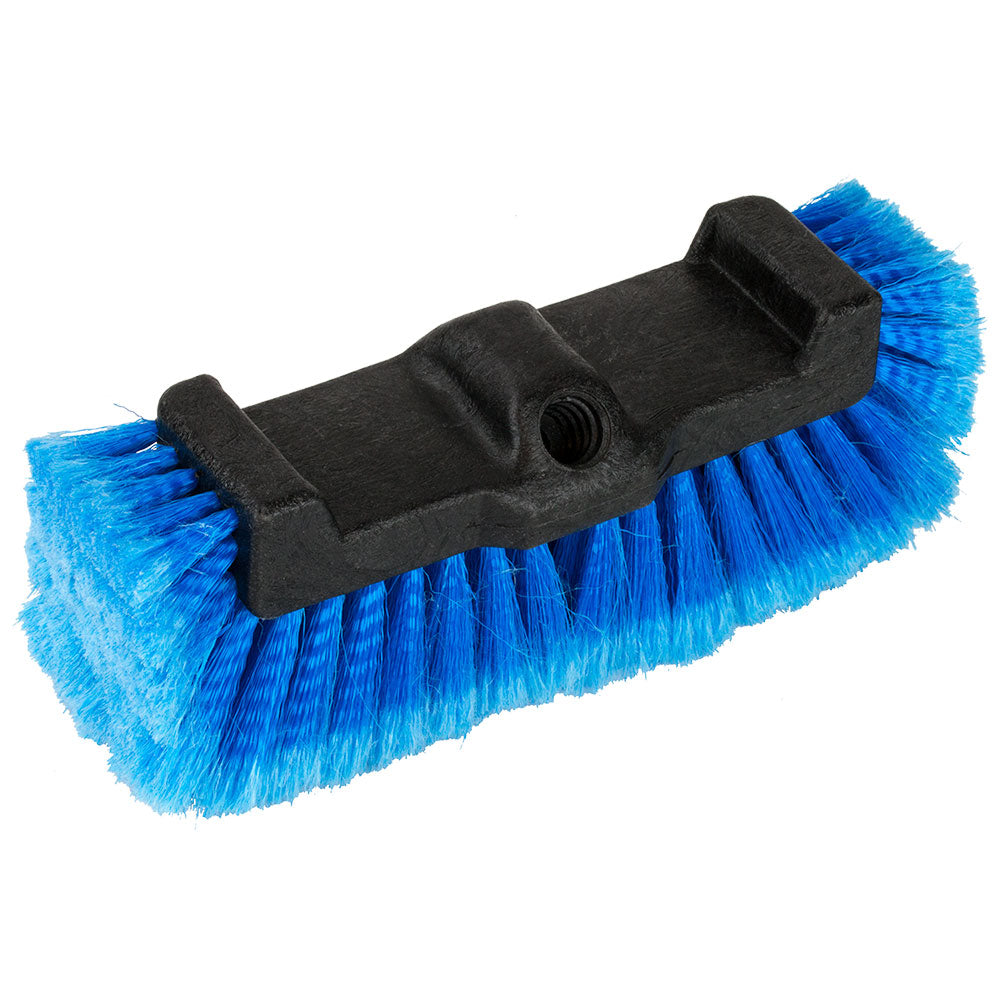 Sea-Dog boat hook three-sided soft bristle cleaning brush with ergonomic handle for vessel cleaning and maintenance.