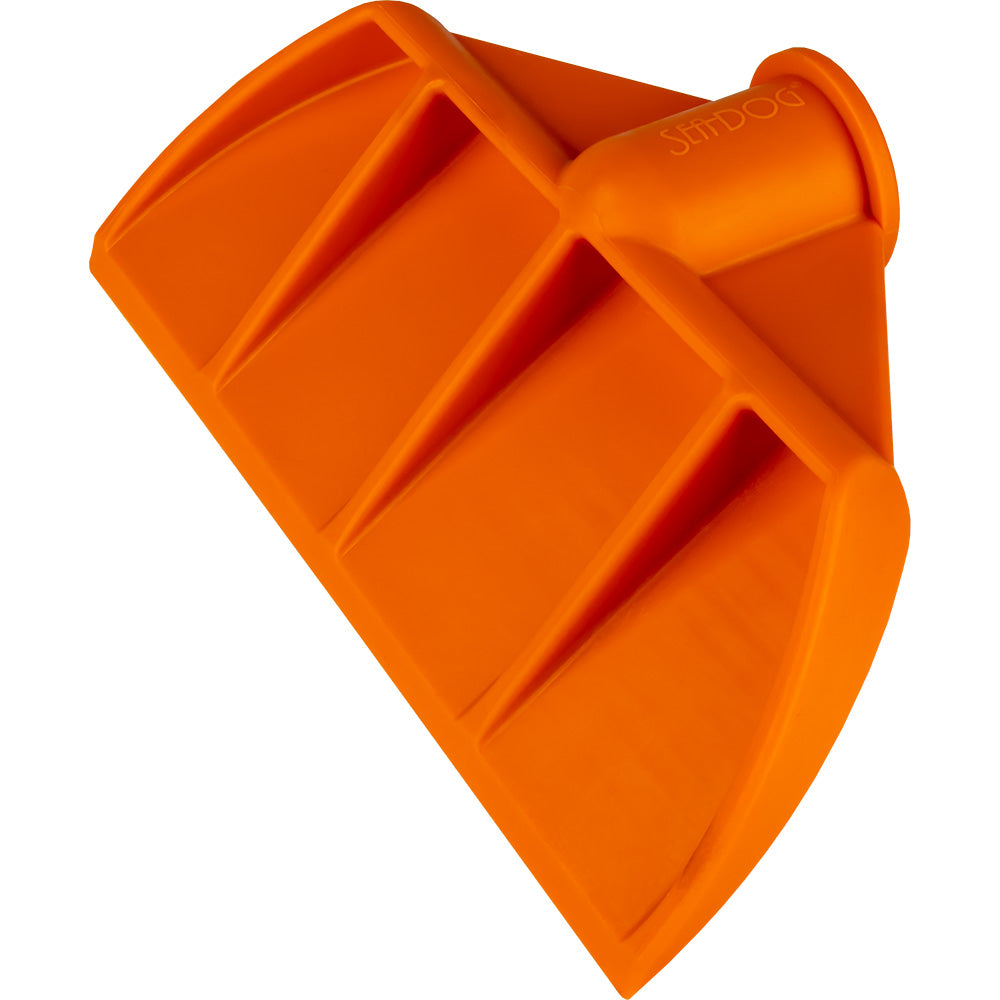 Sea-Dog plastic boat hook hull scraper for cleaning boats, featuring a sturdy plastic handle and scraping blade.