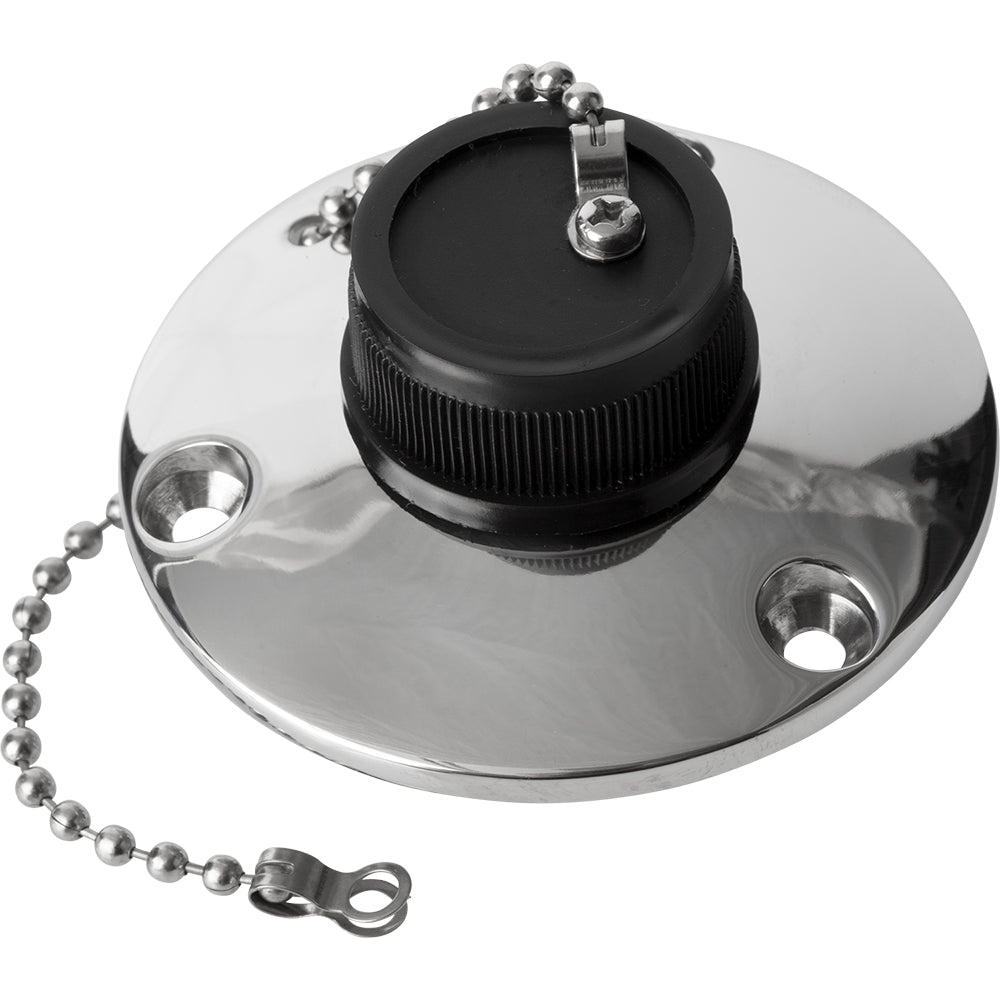 Sea-Dog stainless steel washdown water outlet for deck or galley, durable 316 stainless steel marine hose fitting