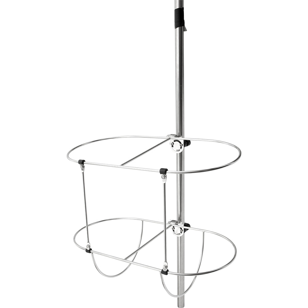 Support de garde-boue double en acier inoxydable pour rail Sea-Dog - 11,5"