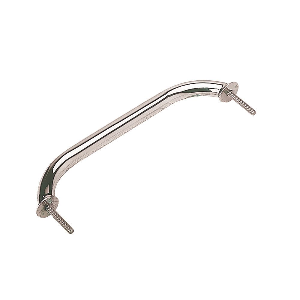 Sea-Dog stainless steel grab handle with flanged mount, 12-inch hand rail for marine or industrial use