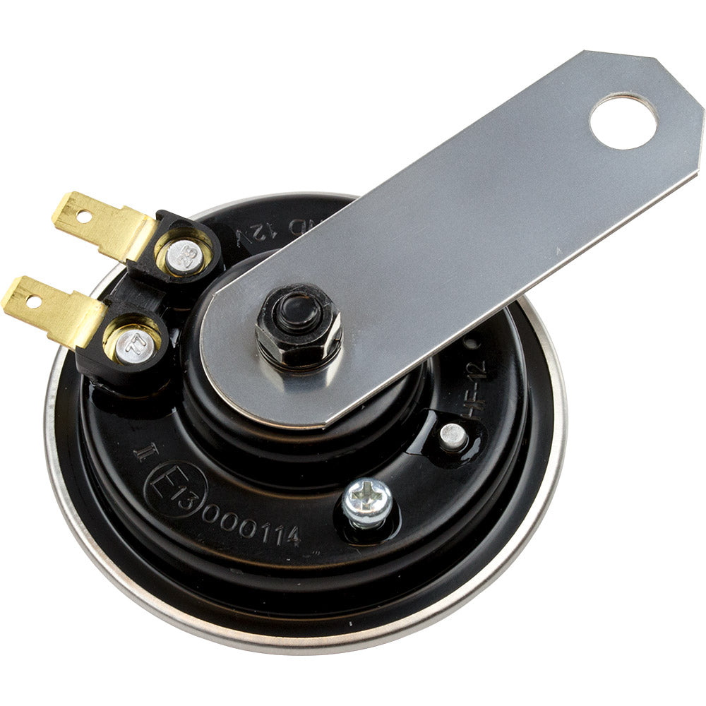 Sea-Dog Pontoon Boat Mini Compact Horn with bracket, marine horn designed for pontoon boats, durable and weather-resistant.