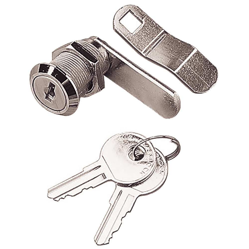 Sea-Dog Cam Lock latch in black finish, designed for secure, easy-to-use marine or storage applications.