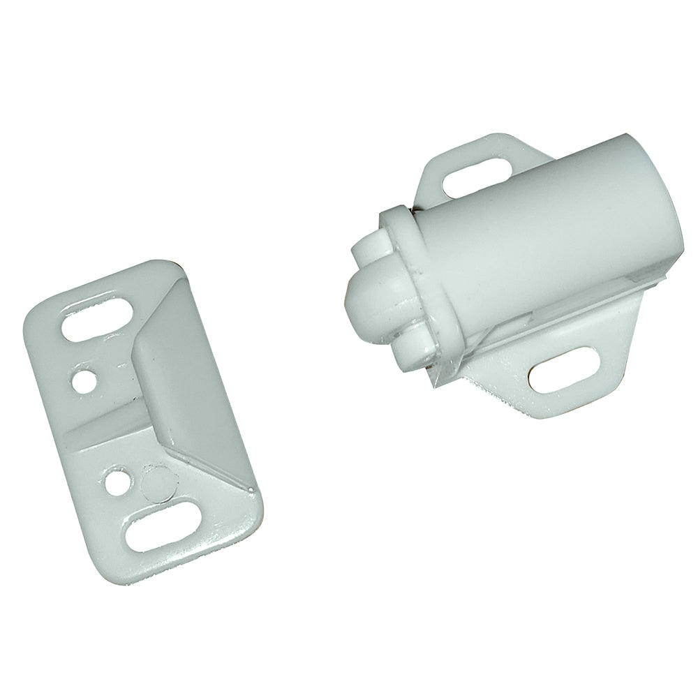 Sea-Dog Surface Mount Roller Catch latch, durable metal surface mount hardware for secure door or cabinet closure.