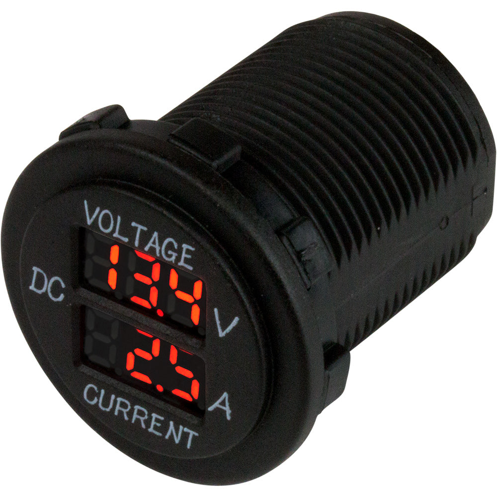 Ampèremètre rond Sea-Dog - 6 V-30 V 0 A - 10 A