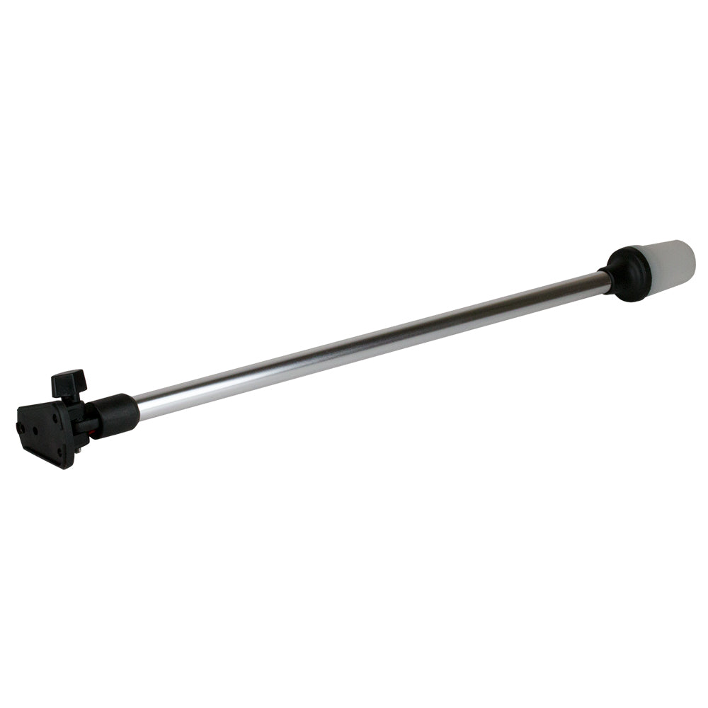 Sea-Dog 26-inch fold-down all-around navigation light mounted on boat, featuring durable design and clear visibility.