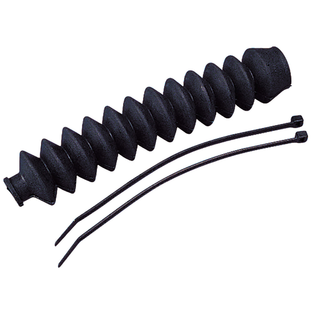 Sea-Dog steering cable boot from steering systems, provides protection and durability for marine steering cables.