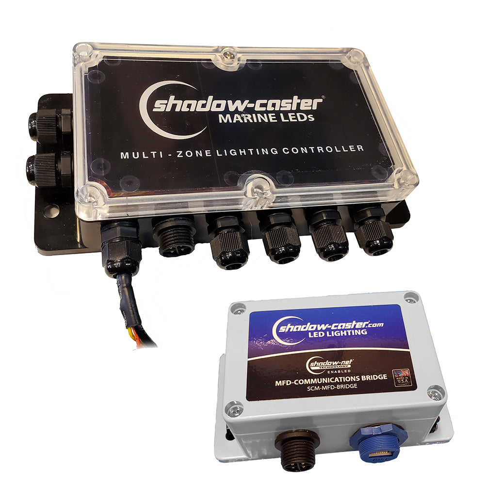 Shadow-Caster LED Lighting Ethernet Communications Bridge Multi-Zone Controller Kit for customizable LED lighting control accessories
