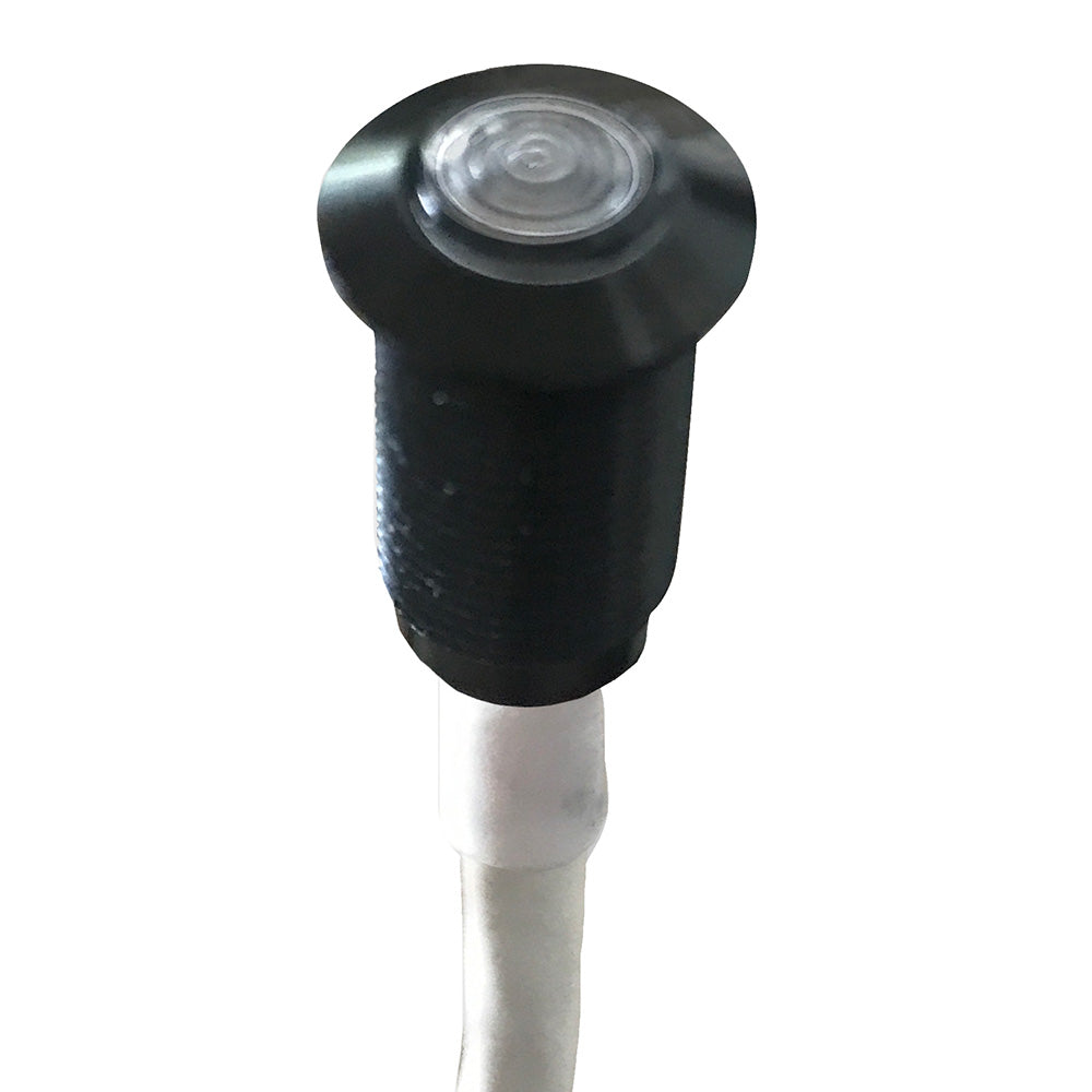 Shadow-Caster RGB interior accent light with black anodized aluminum housing, designed for courtesy lighting.