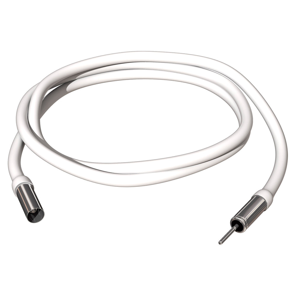 Shakespeare 4352 10-foot AM/FM extension cable for radio and antenna accessories, black cable with connectors.