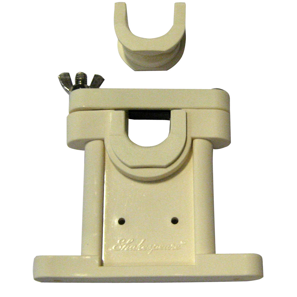 Shakespeare 408-R Stand-Off Bracket for antenna mounts, shown attached to a boat or structure, durable marine-grade accessory.